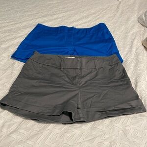 New York and company  bundle of 2 dress shorts  great condition women’s size 12
